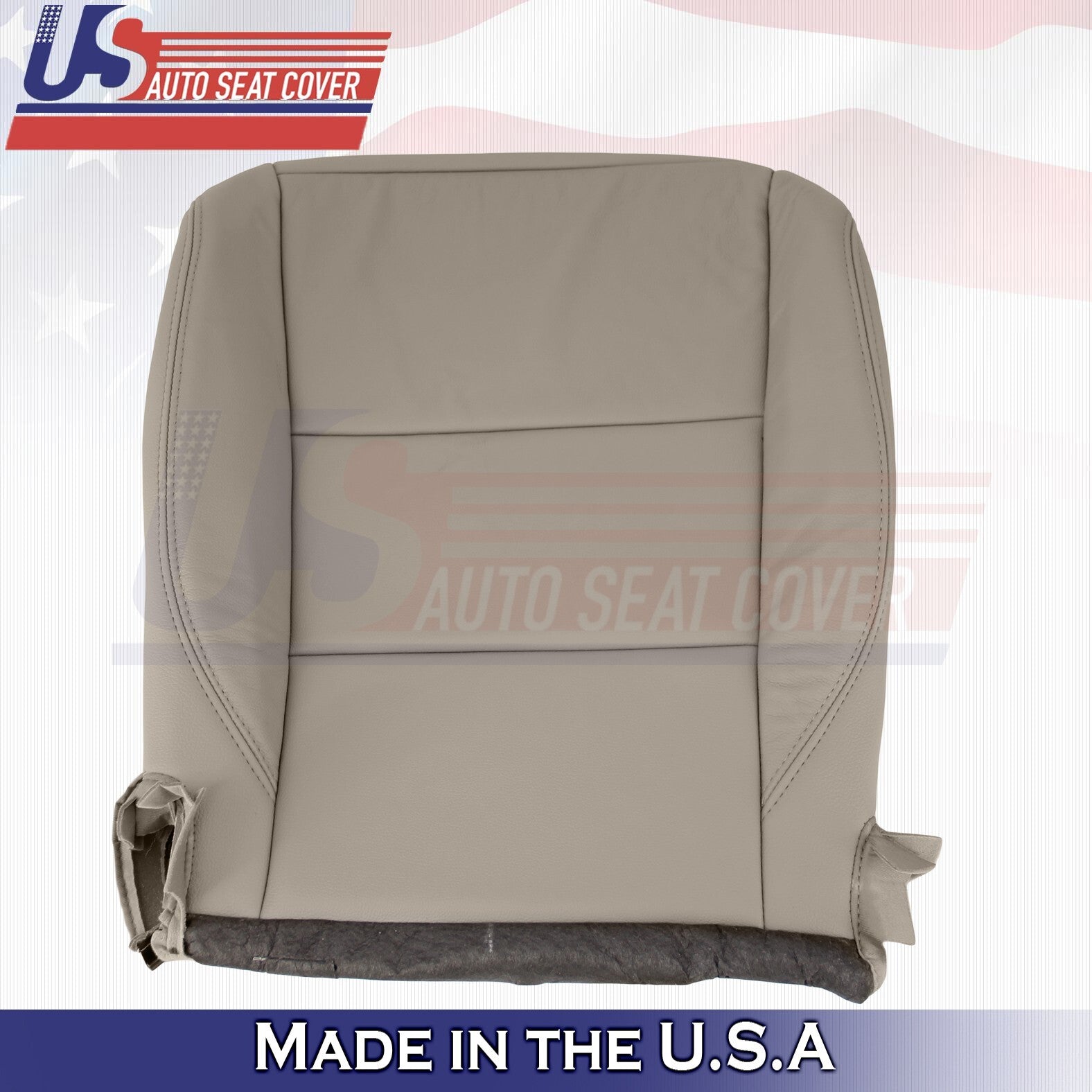 2017 to 2020 Fits Toyota Sienna Driver Side Bottom Leather Seat Cover Tan