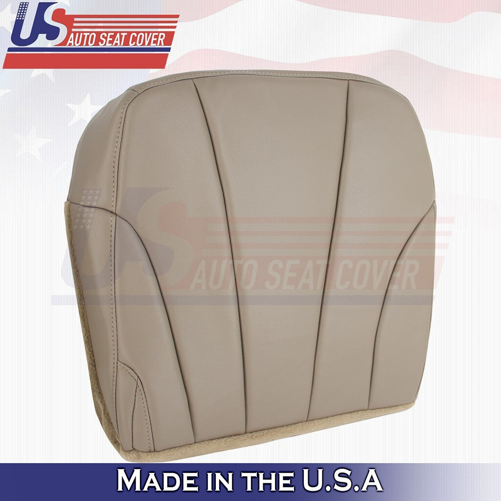 1999 2000 For Chevy Silverado WT Rear Driver &Passenger Bottoms Vinyl Covers Tan