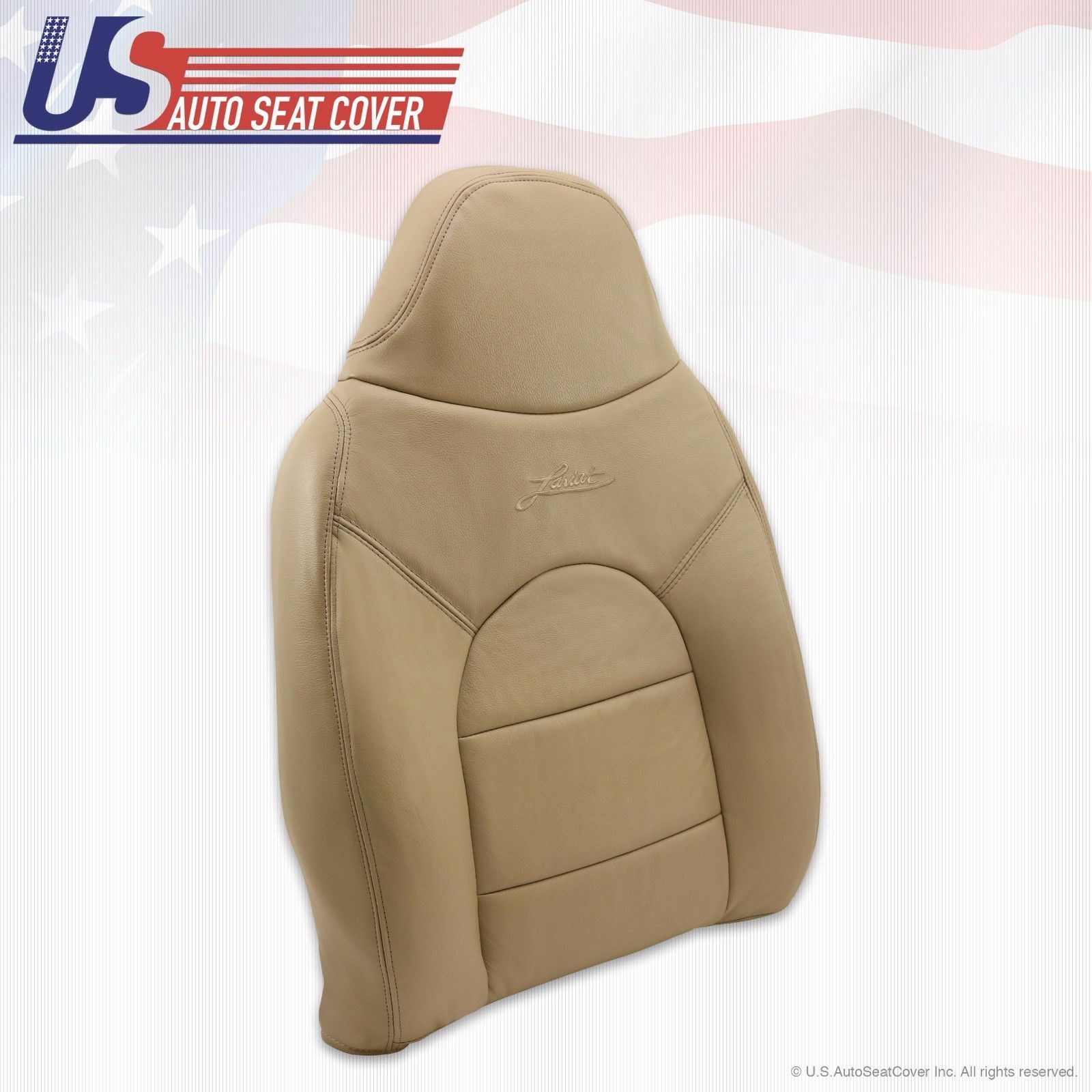 1999 Ford F350 Lariat Passenger Lean Back Replacement Leather Cover Prairie Tan