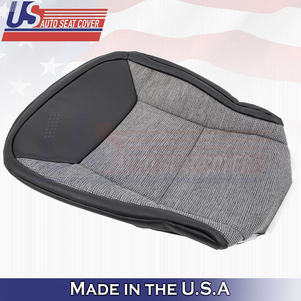 2019 to 2024 Fits Dodge Ram ProMaster Passenger Bottom Cloth/Vinyl Cover Black