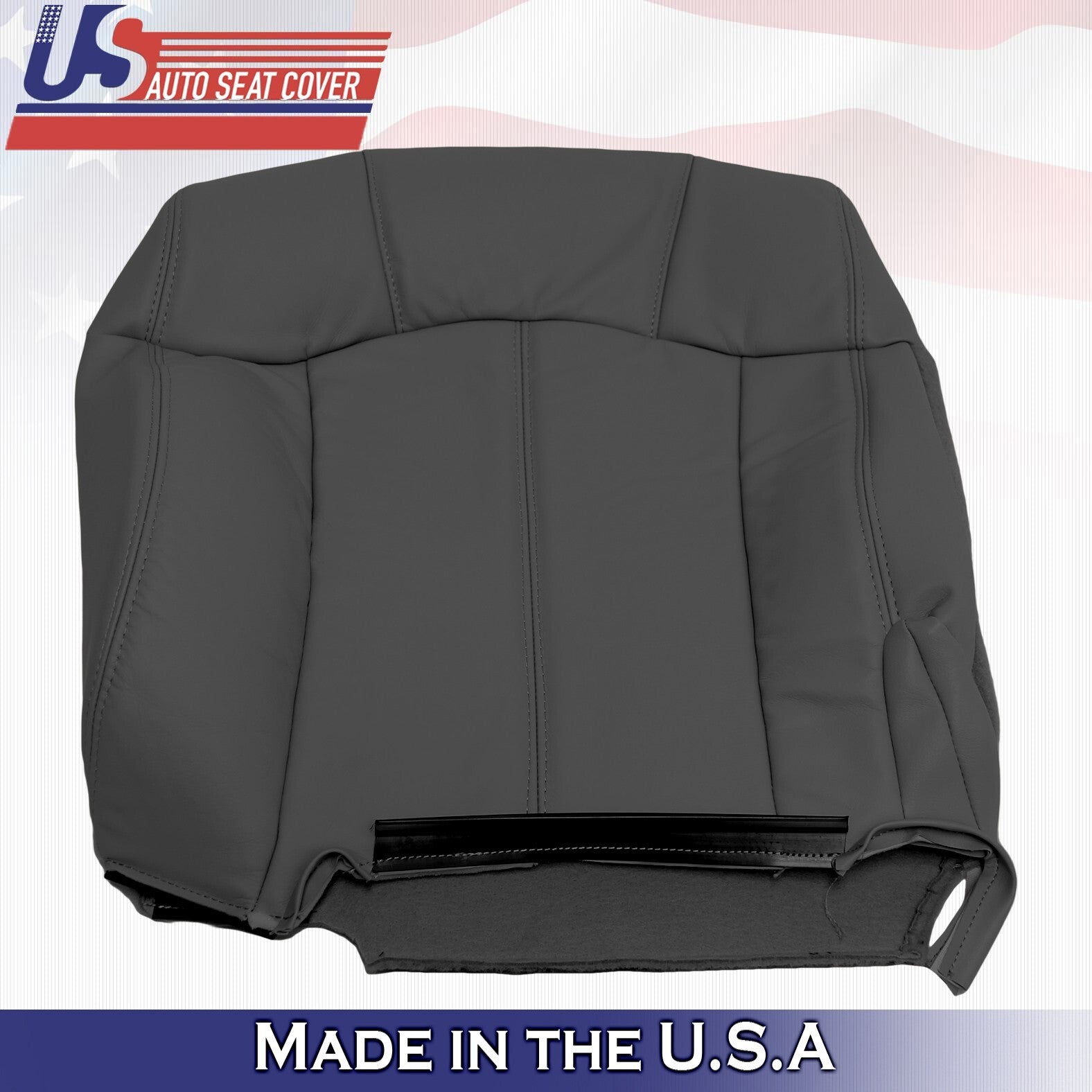 1999-2002 For Chevy Tahoe 2nd Row Driver&Passenger Tops Leather Covers Graphite