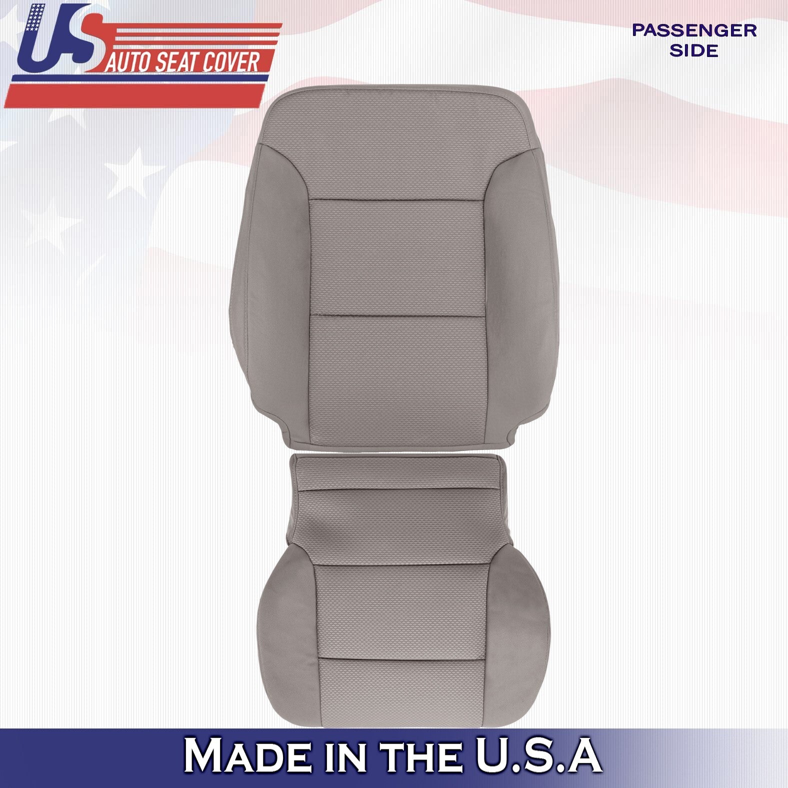 2014 to 2018 For Chevy Silverado 1500 Passenger Top & Bottom Cloth Covers Tan
