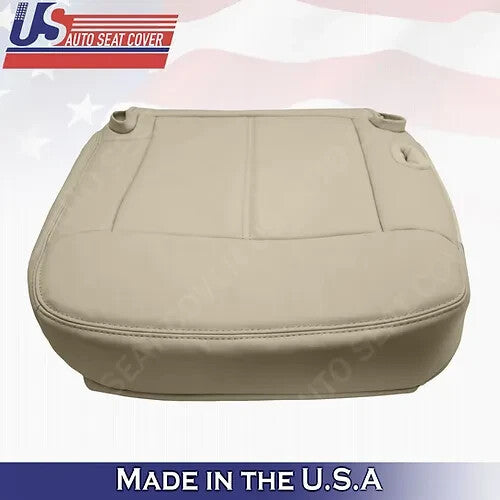 2003 to 2011 Fits Lincoln Town Car Passenger Bottom Leather Seat Cover Tan