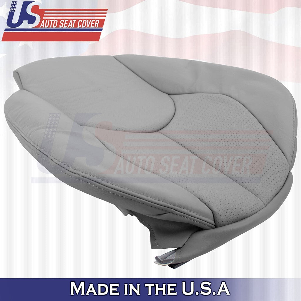 1996 to 2002 For Mercedes Benz SL500 RIGHT Bottom & Top Perf Leather Cover Gray