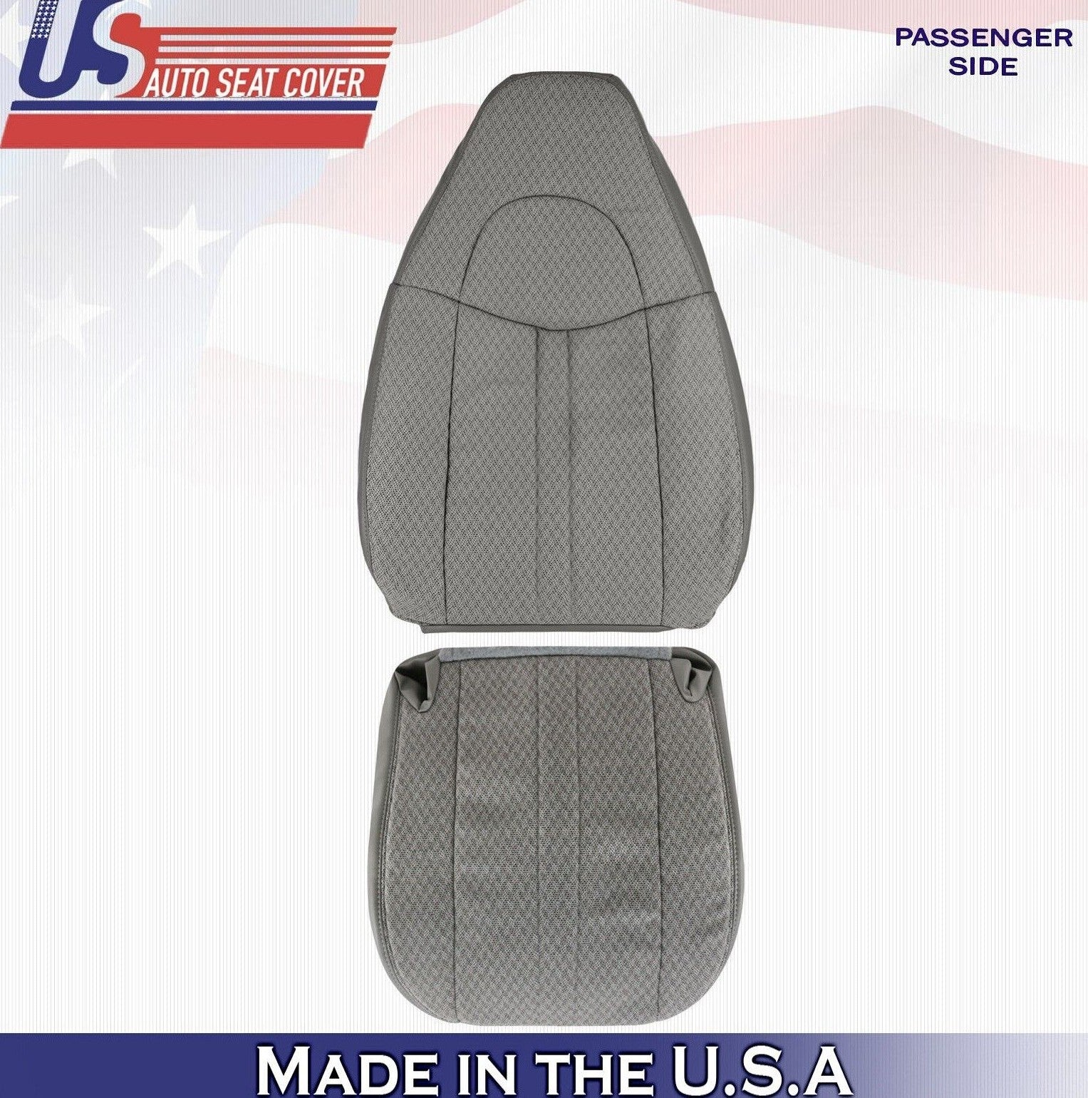 2013 2014 For Chevy Express 1500 2500 Passenger Top & bottom Cloth Covers Gray