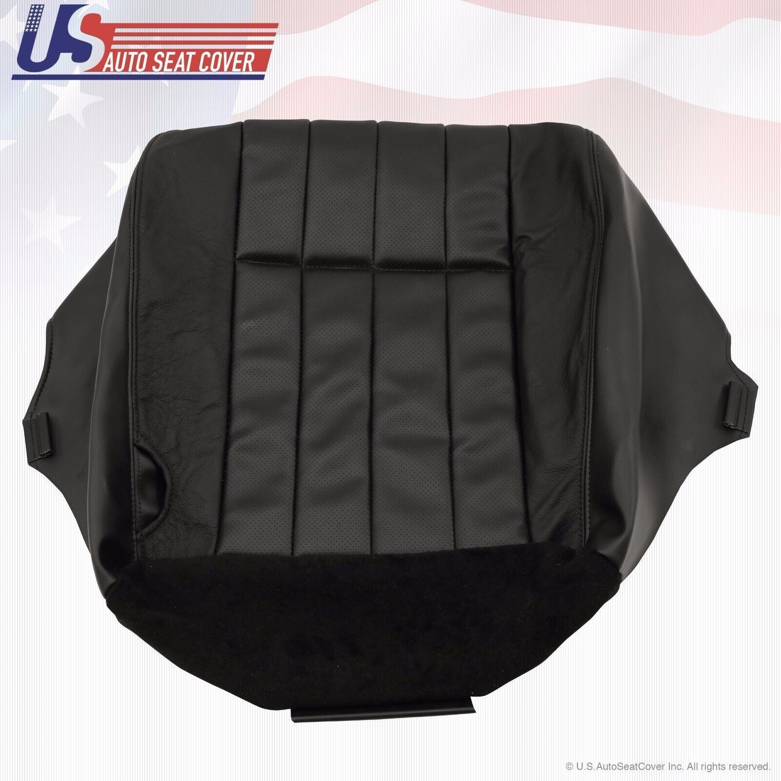 2005 For Ford F250 F350 Harley Davidson Driver Top & Bottom Leather Covers Black