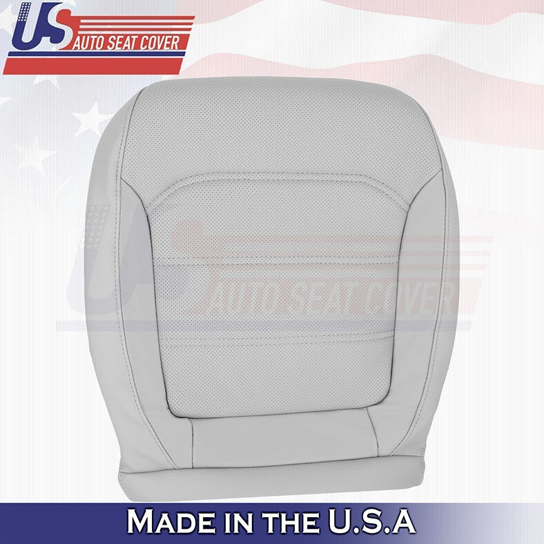 2012 to 2020 For Volkswagen Passat Front Driver Bottom Leather Seat Cover Gray