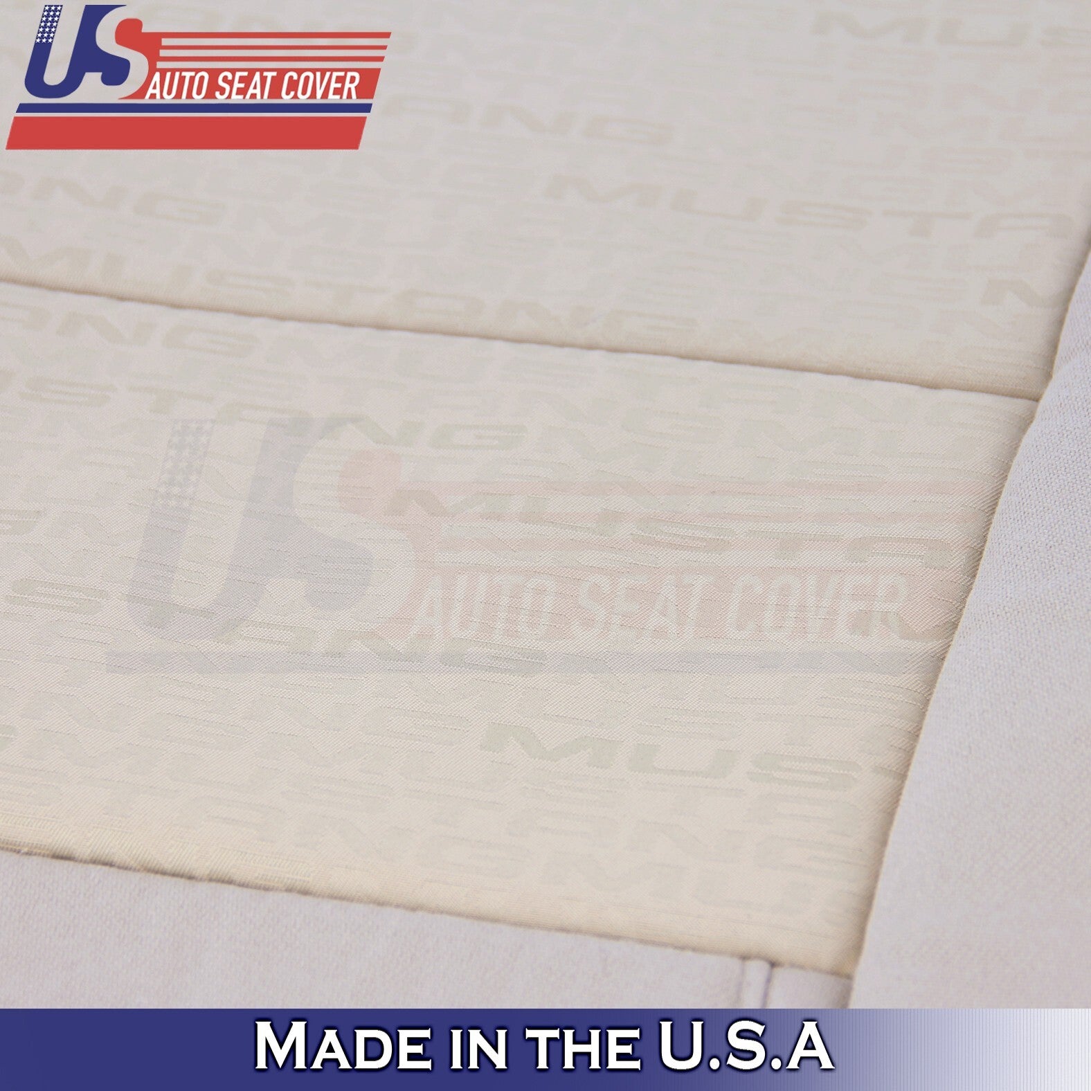 2005 2006 2007 For Ford Mustang Front Driver Side Bottom Cloth Seat Cover Tan