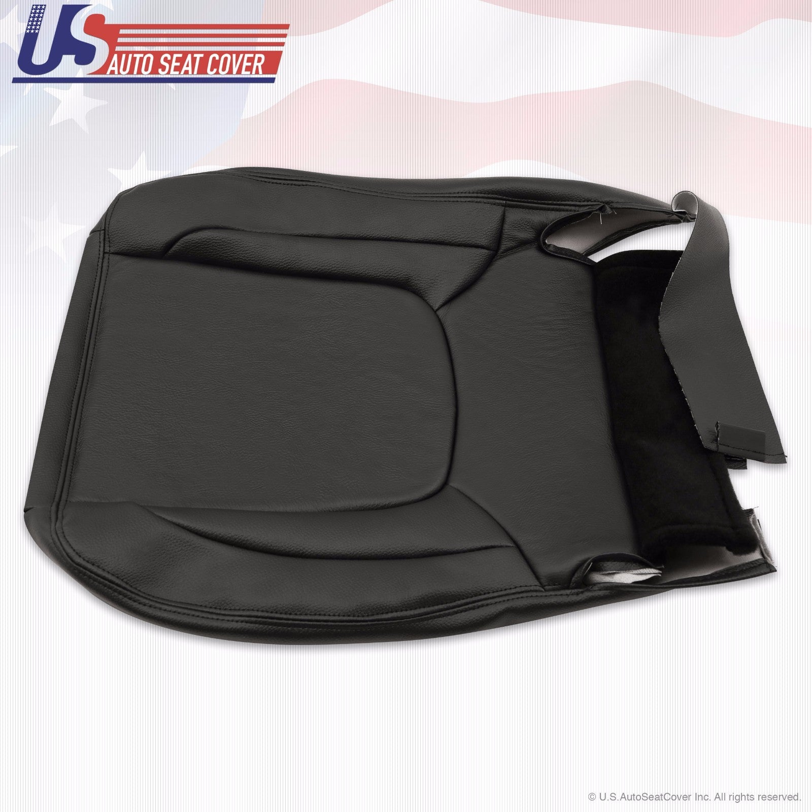 2004 2005 Fits Dodge Ram 3500 Laramie DRIVER Bottom Leather Seat Cover Dark Gray