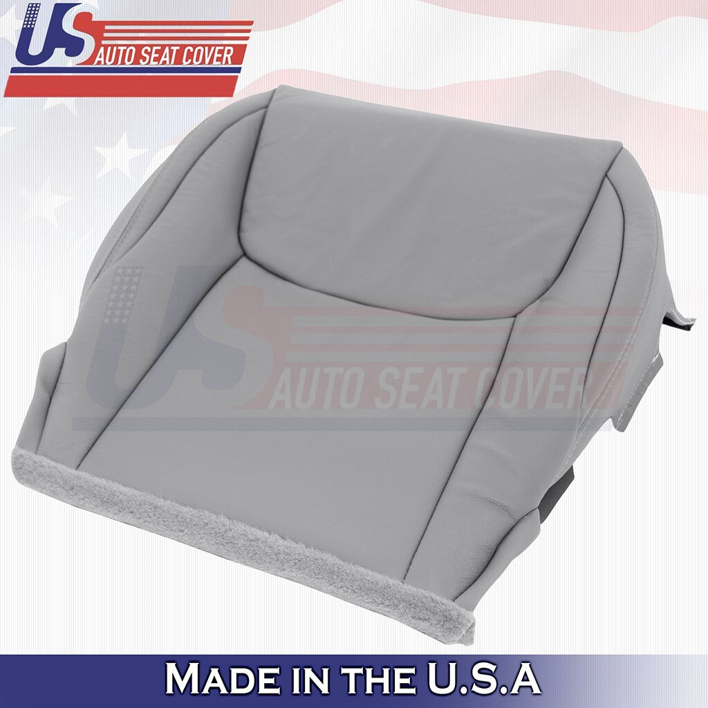 2005- 2010 FOR Toyota Sienna Passenger Side Bottom Leather Seat Cover Stone Gray