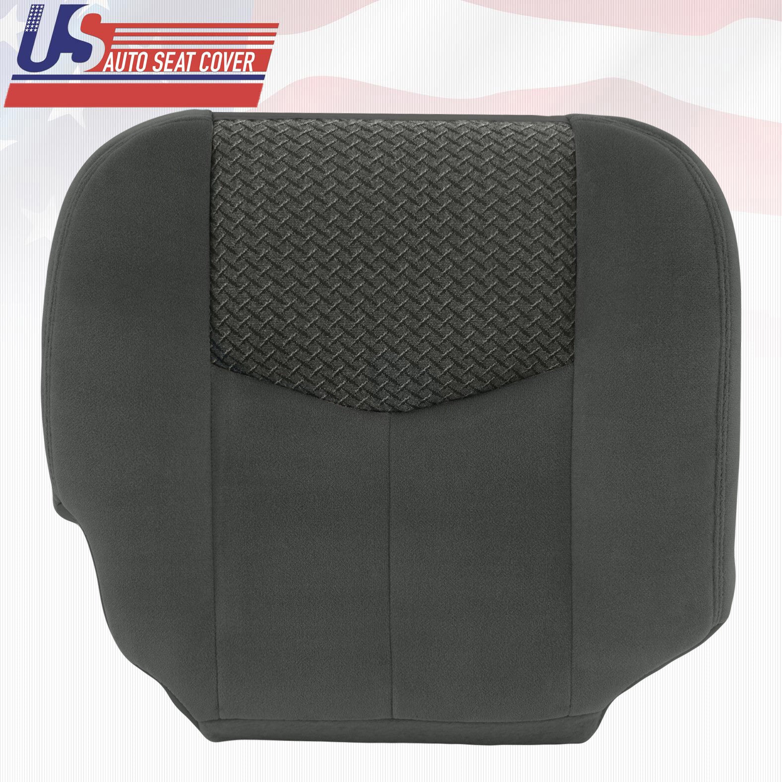 Chevy Avalanche Driver/Passenger Bottom Cloth Cover Dark Gray Fits 2003 & 2004