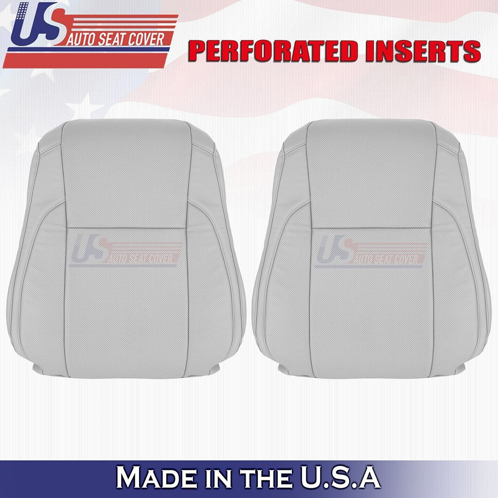 2014 to 2019 For Toyota Highlander Driver & Passenger Top Leather Cover Ash Gray