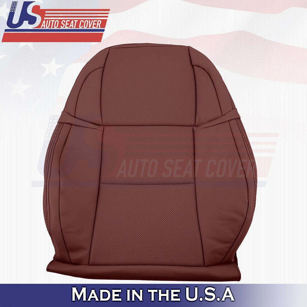 2013 to 2020 Fits Lexus GS350 F Sport Passenger Top Leather Seat Cover Red