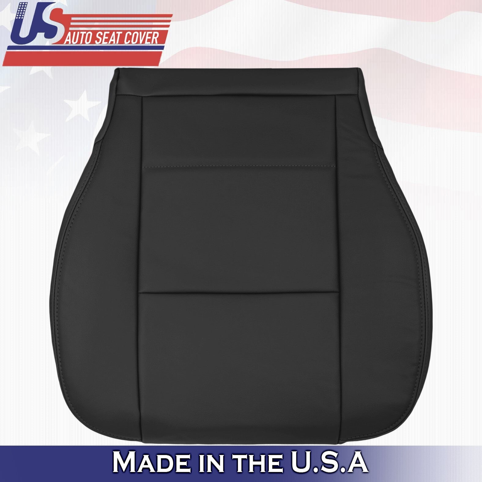 2001 to 2004 For Toyota Sequoia Driver Side Bottom Leather Seat Cover Black