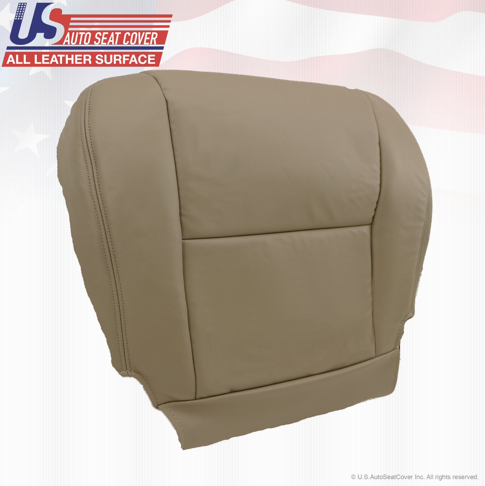 Passenger Replacement Bottom Leather Seat CoverTan For 2006 2007 Toyota Sequoia