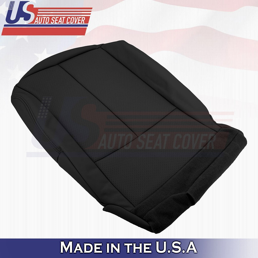 2015 to 2023 For Nissan Murano Driver & Passenger Bottoms Leather Cover Black