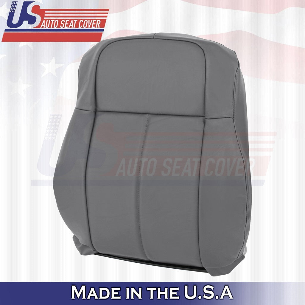 2005 Fits Chrysler 300C Limited Front Driver Upper Leather Seat Cover Gray