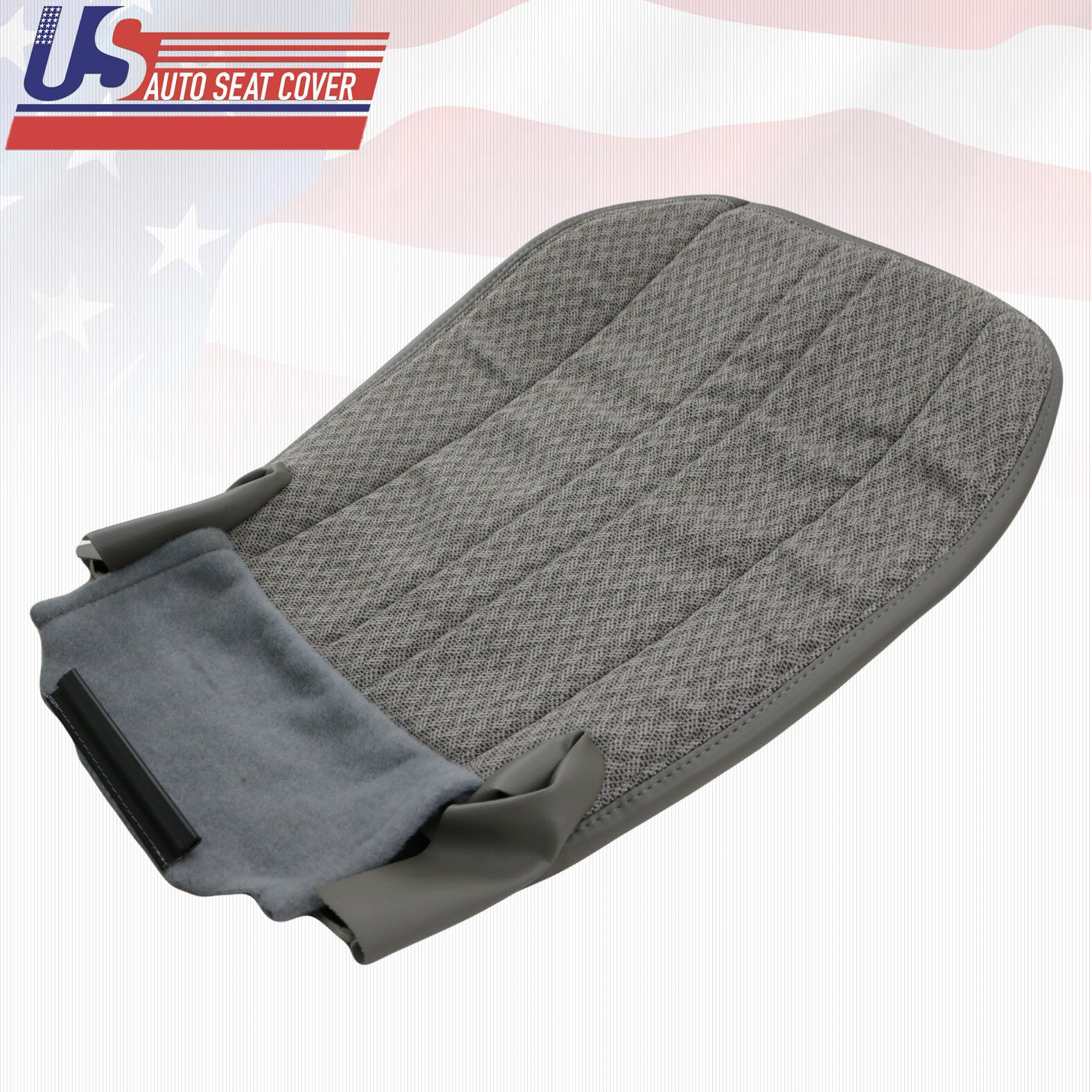 2003-2014 Chevy Express 1500 2500 3500 Van BOTTOMS CLOTH Seat Cover PEWTER GRAY