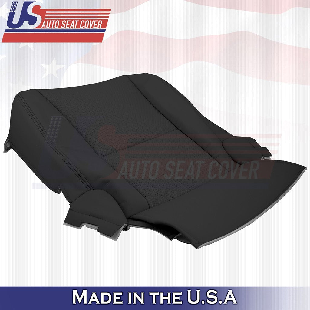 2007 to 2012 For Lexus LS600h Front Set Bottoms &Tops Leather Cover Black