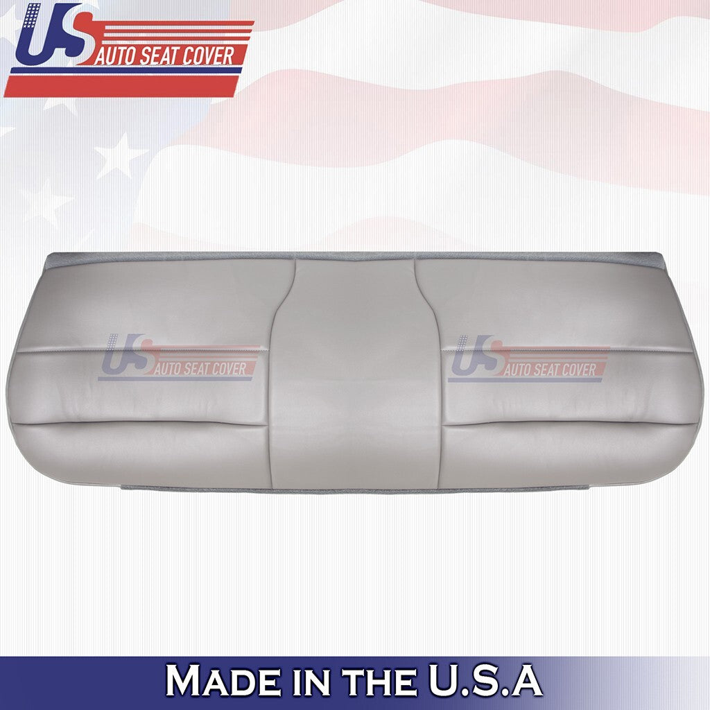 1994 to 1997 Fits Ford F350 F450 XLT Rear Bench Bottom Vinyl Seat Cover Gray