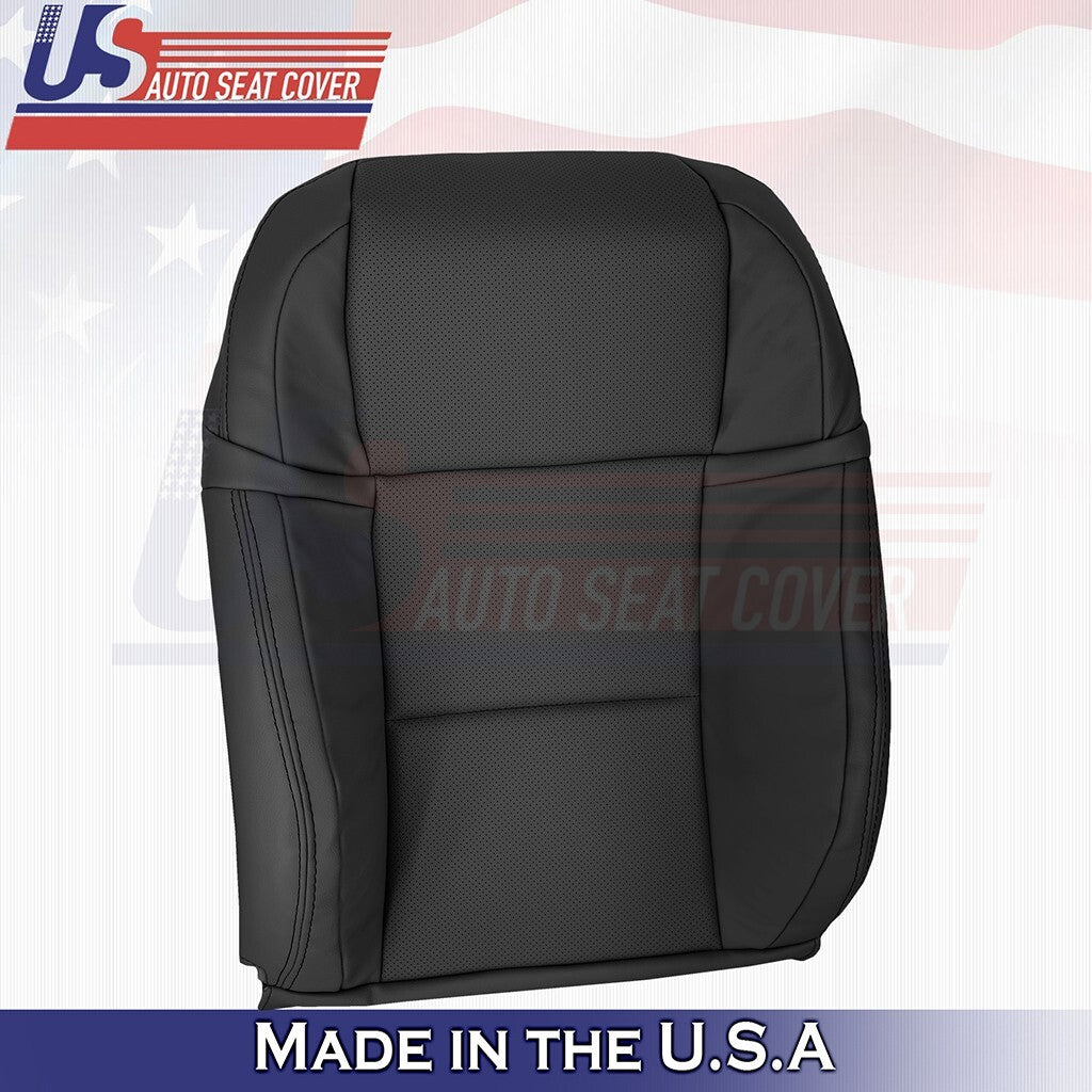 2013 to 2020 Fits Lexus GS350 F Sport Passenger Top Leather Seat Cover Black