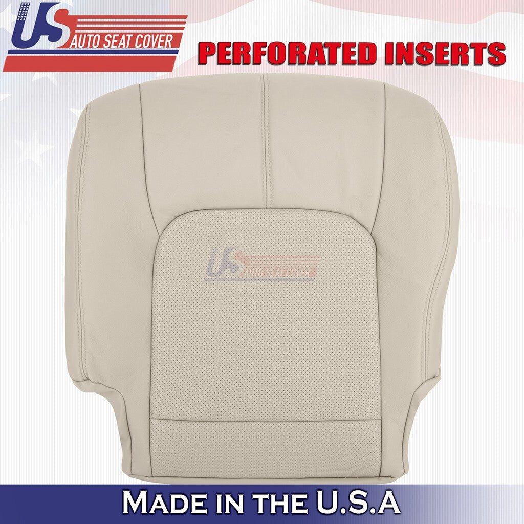 2009 to 2014 Fits Nissan Murano Driver Side Bottom Leather Seat Cover Tan