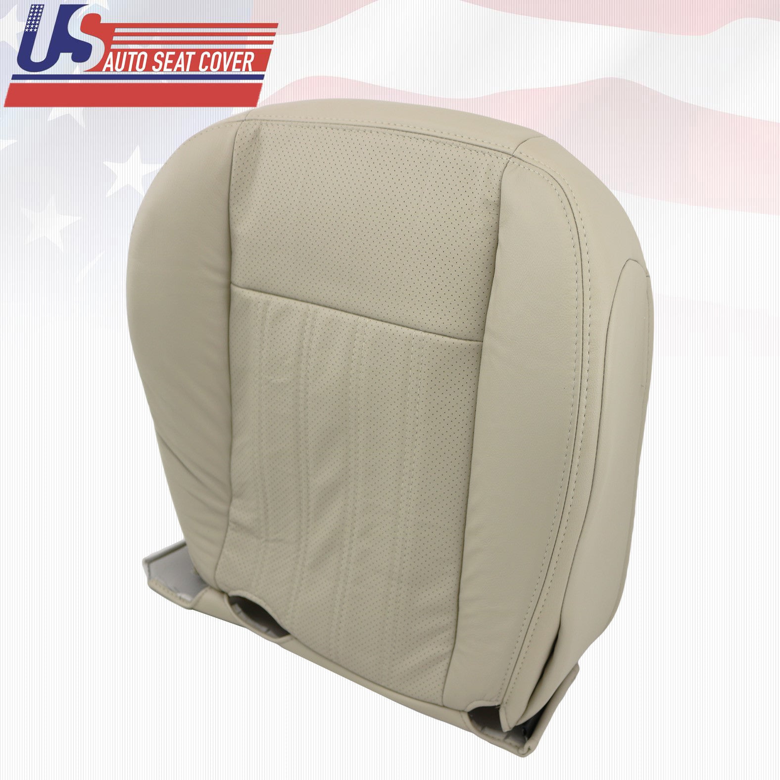 Perforated Leather Replacement 2003 2004 Lincoln Aviator 4WD Driver Bottom BEIGE