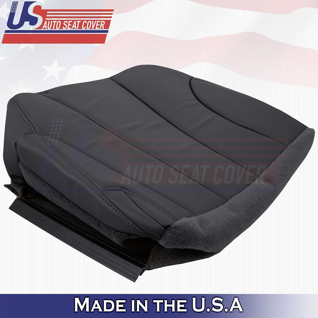 1999 2000 For Chevy Silverado WT Rear Set Bottoms Vinyl Cover Dark Graphite