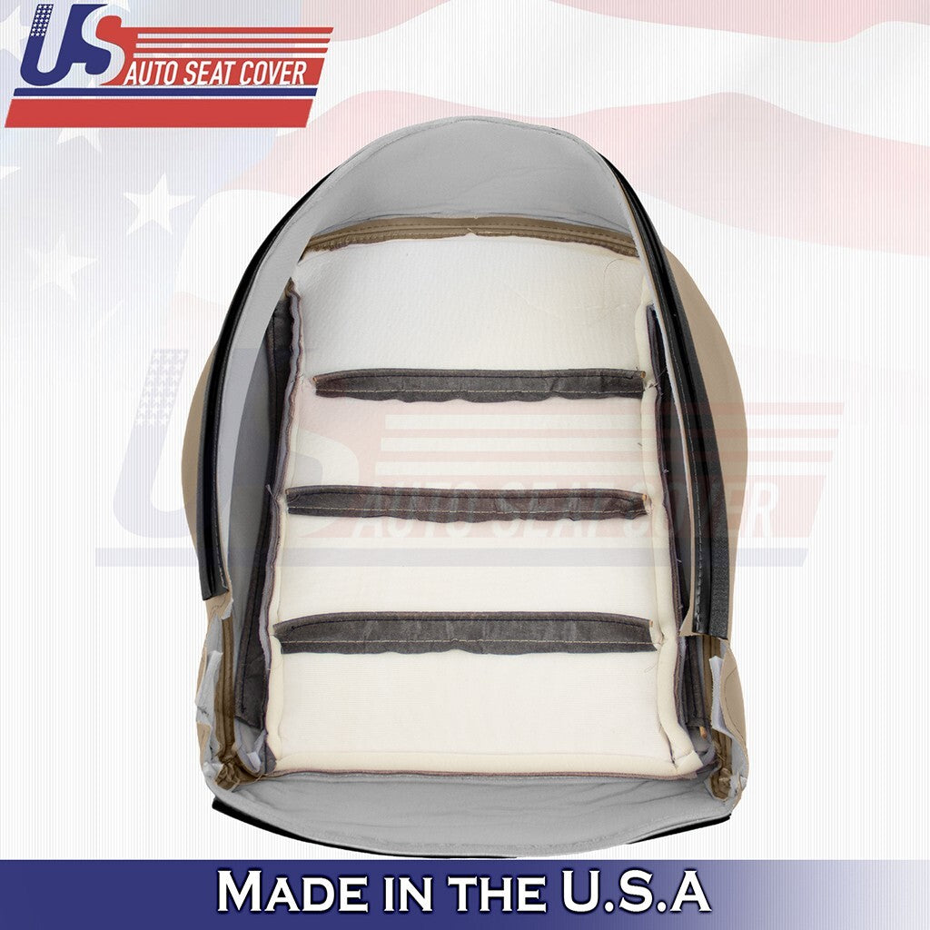 1999 to 2004 For Volkswagen Jetta Front Set Bottoms & Tops Vinyl Cover Beige