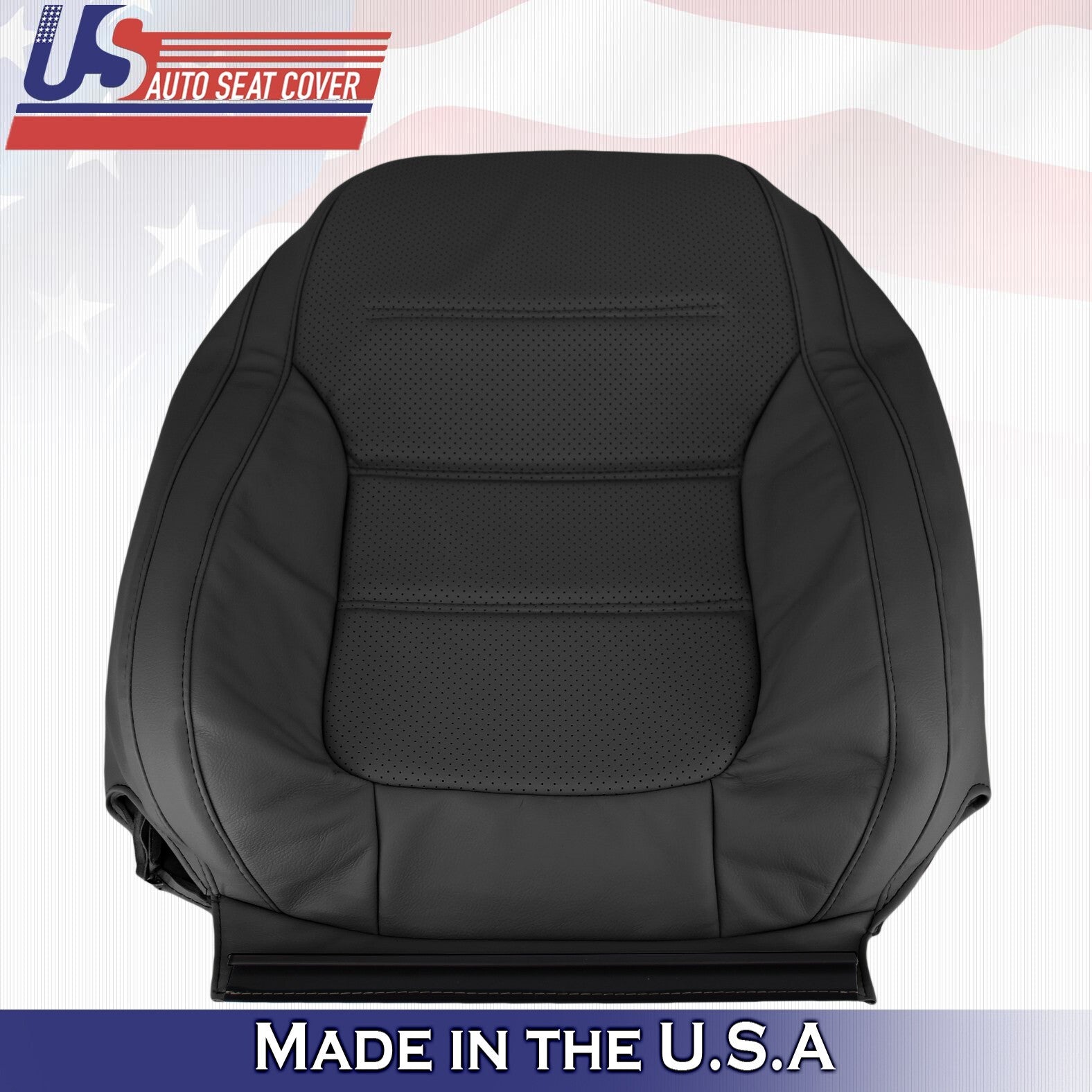 2011-2017 Fits Volkswagen Jetta Passenger Top Leather Cover Black