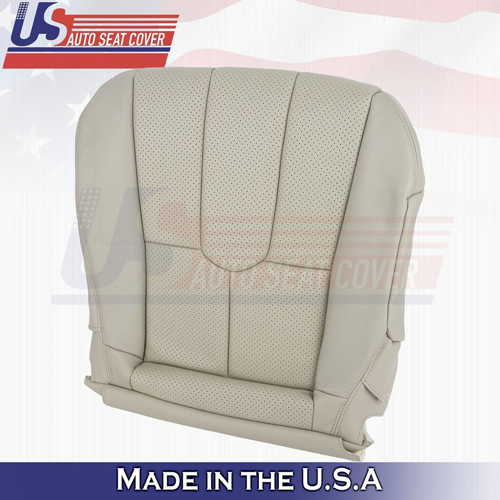 2003 2004 2005 Fit Infiniti G35 Coupe Driver Bottom Leather Seat Cover Wheat Tan
