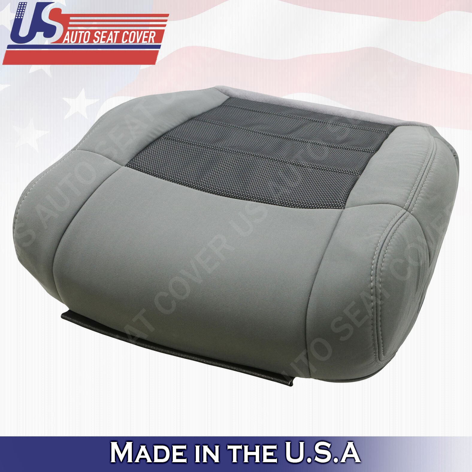 PASSENGER BOTTOM Fabric Cover Dk Gray 2008 2009 2010 For Jeep Wrangler Unlimited