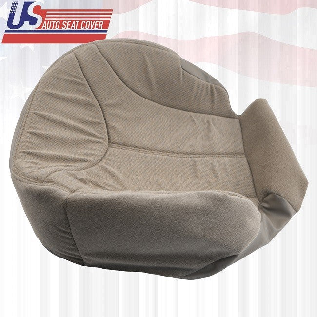 2000 - 2002 GMC Yukon SLE SLT - DRIVER BOTTOM FABRIC REPLACEMENT SEAT COVER TAN