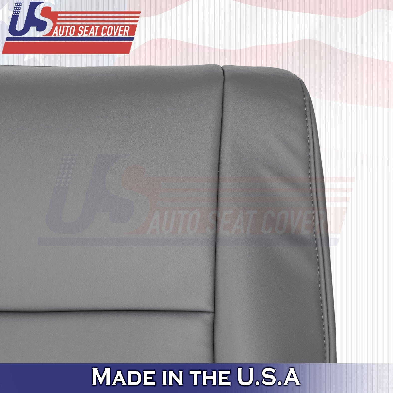 2007-2010 FitsToyota Tundra Rear Driver PassengerBottoms&Tops Leather Cover Gray