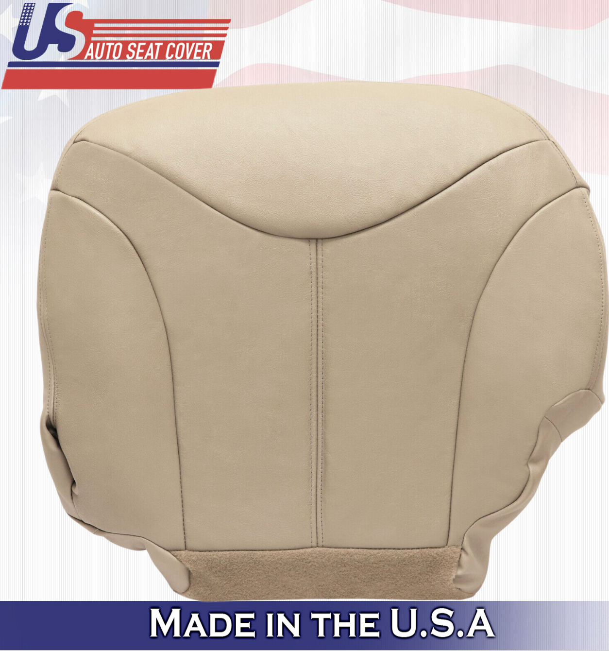 2000 2001 2002 GMC Yukon XL 1500 Driver Bottom Leather Seat Cover Shale Tan 522
