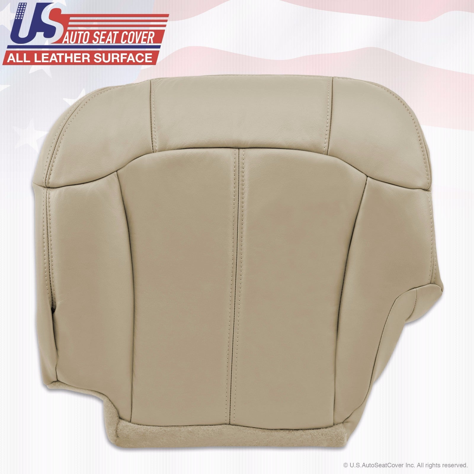 2001 Chevy Tahoe Replacement Leather Seat Cover Shale Tan
