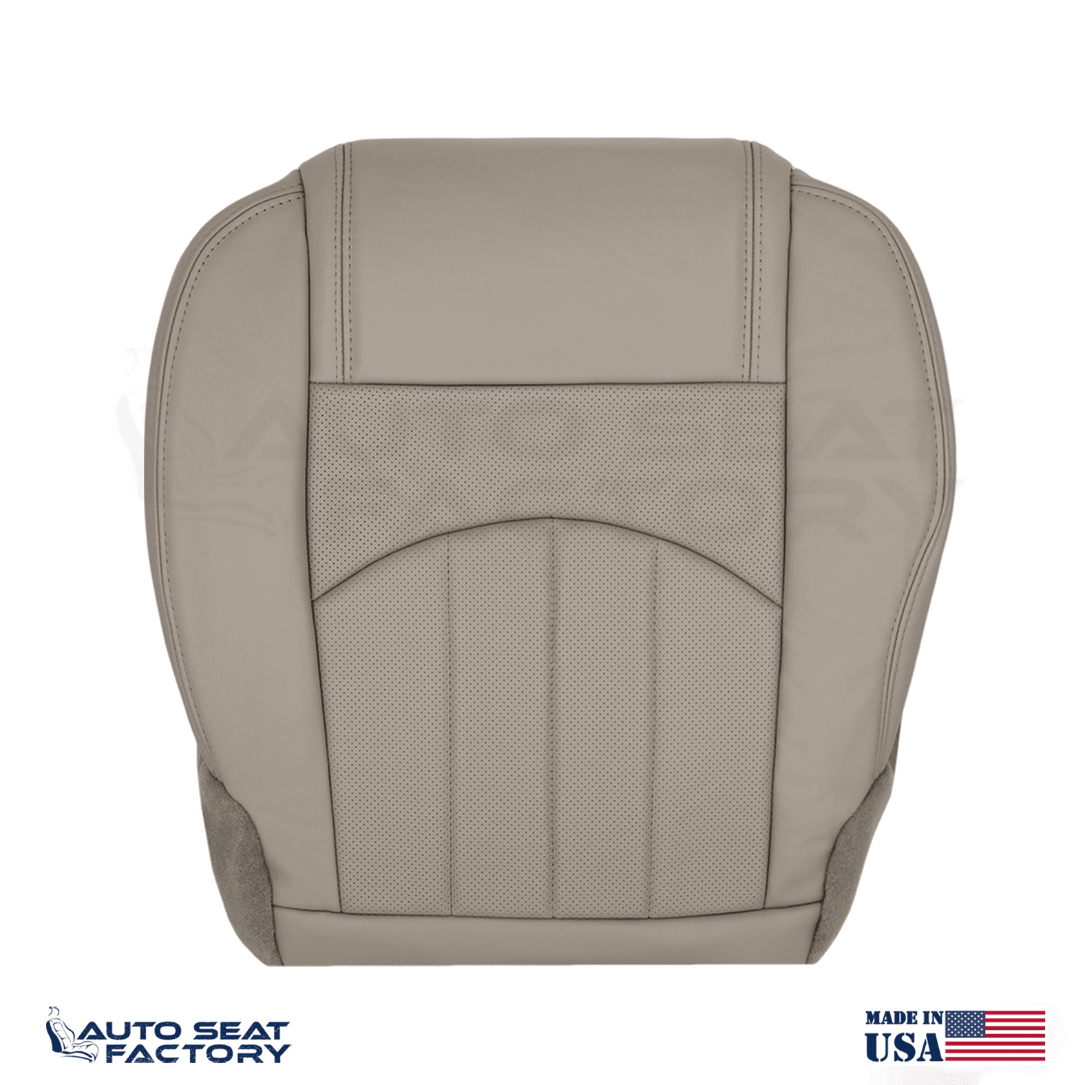 Replacement Fits 2013 - 2017 Chevy Traverse Perforated Bottom Vinyl Seat Cover