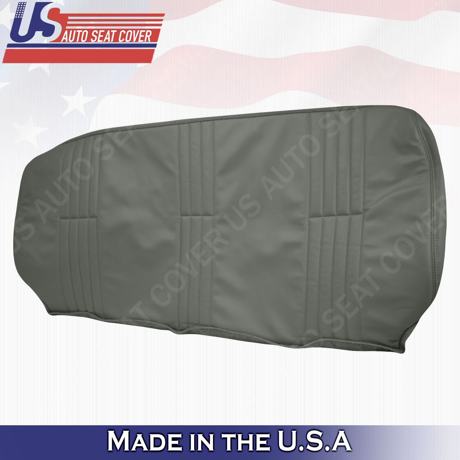 1999 2000 Fits for Chevy Cheyenne Silverado WT Bench Top Vinyl Seat Cover Gray