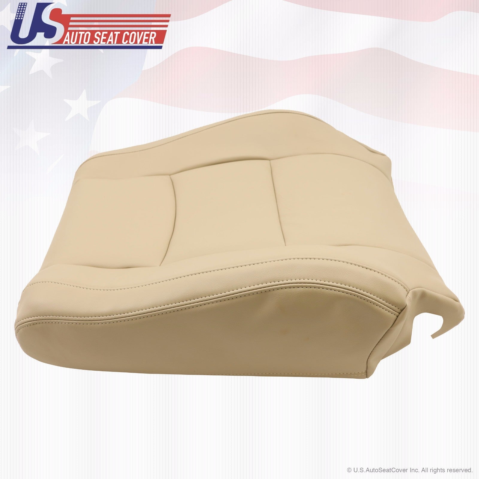 Driver Bottom & Upper Top Lean Back Leather Cover TAN Fit 2003-2009 Lexus GX470