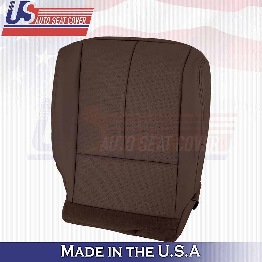 2015 to 2023 Fits Nissan Murano Driver & Passenger Bottoms Leather Cover Brown