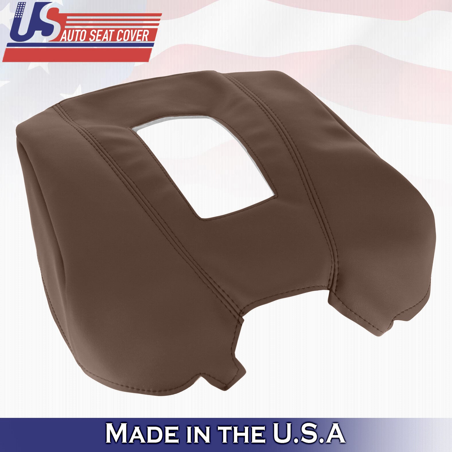 2015 2020 Cadillac Escalade Brown Leather Console Lid Cover Armrest Replacement