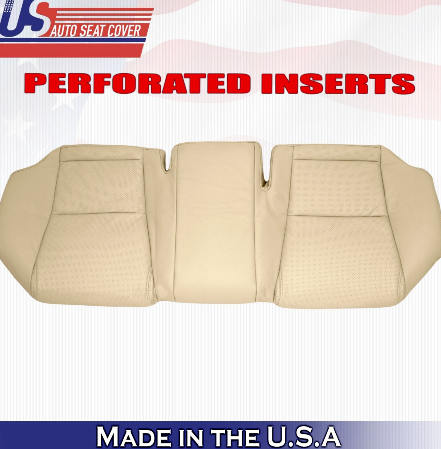 2011 For Lexus GS300 GS350 2nd Row Bench Bottom Perforated Leather Cover Tan