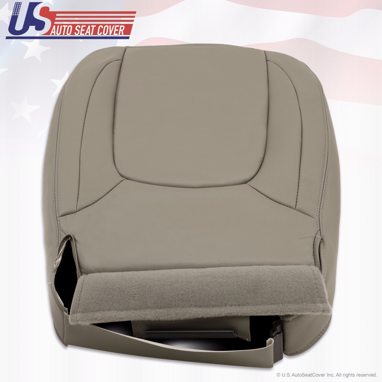 2004 2005 Fits Dodge Ram 2500 Laramie Driver & Passenger Bottom Leather Taupe