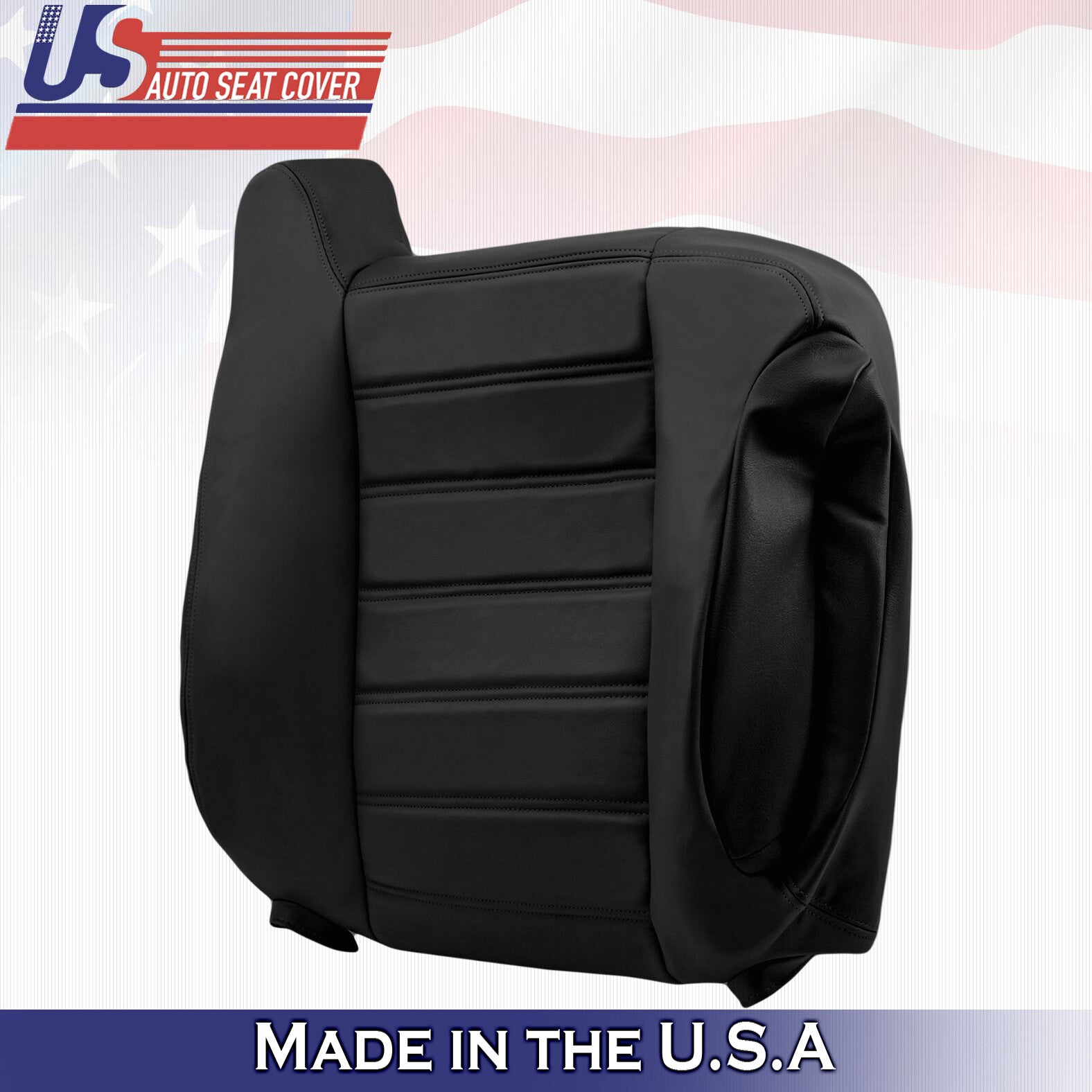 2003 2004 2005 For Hummer H2 Passenger Side Top Leather Seat Cover in Black