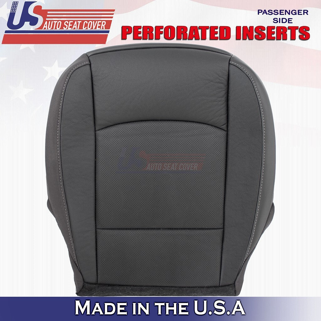 2020 Fits Chevy Malibu Front Passenger Bottom Top Leather Seat Cover Black