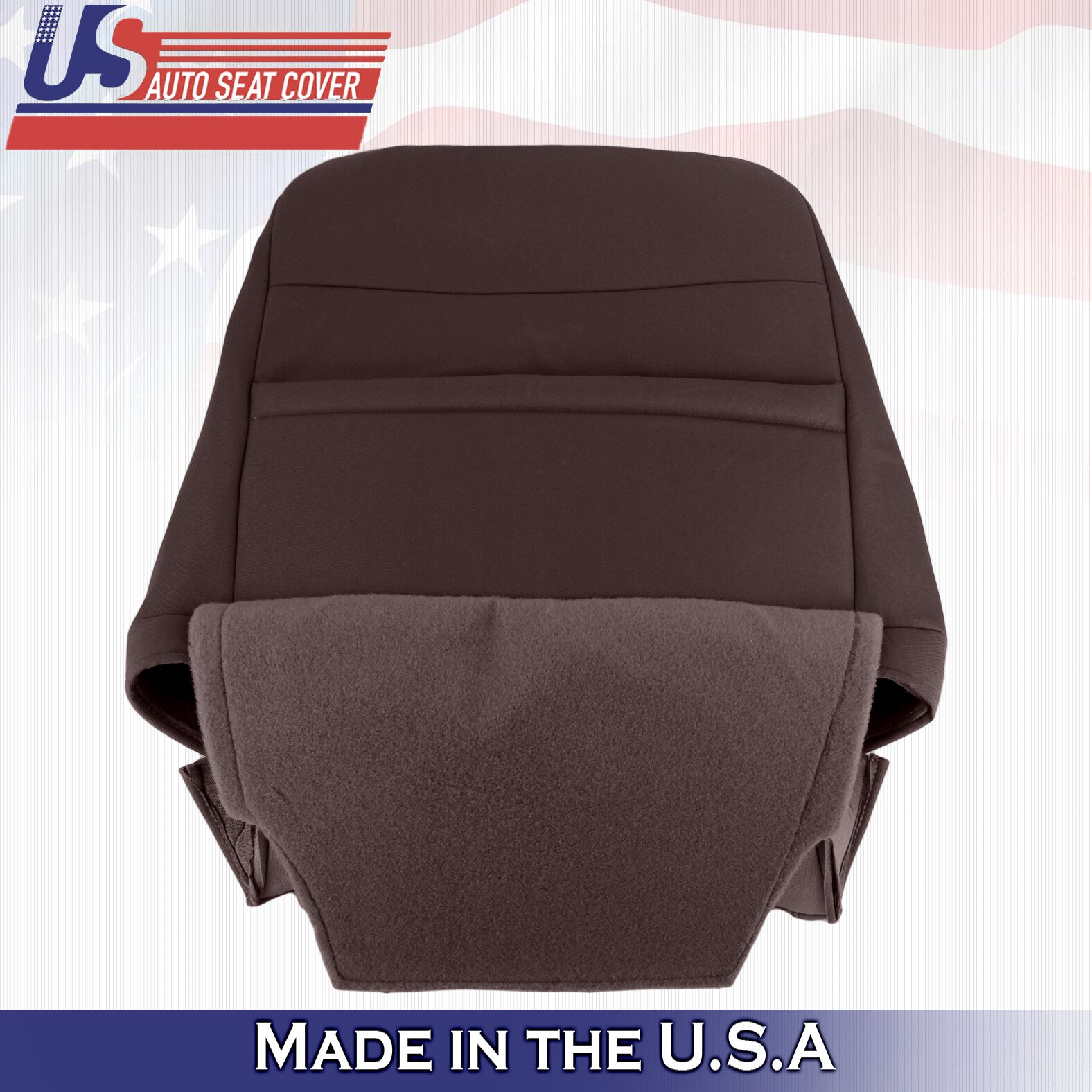 2013 to 2018 For Dodge Ram 4500 SLT Passenger Top Bottom Cloth Seat Covers Brown