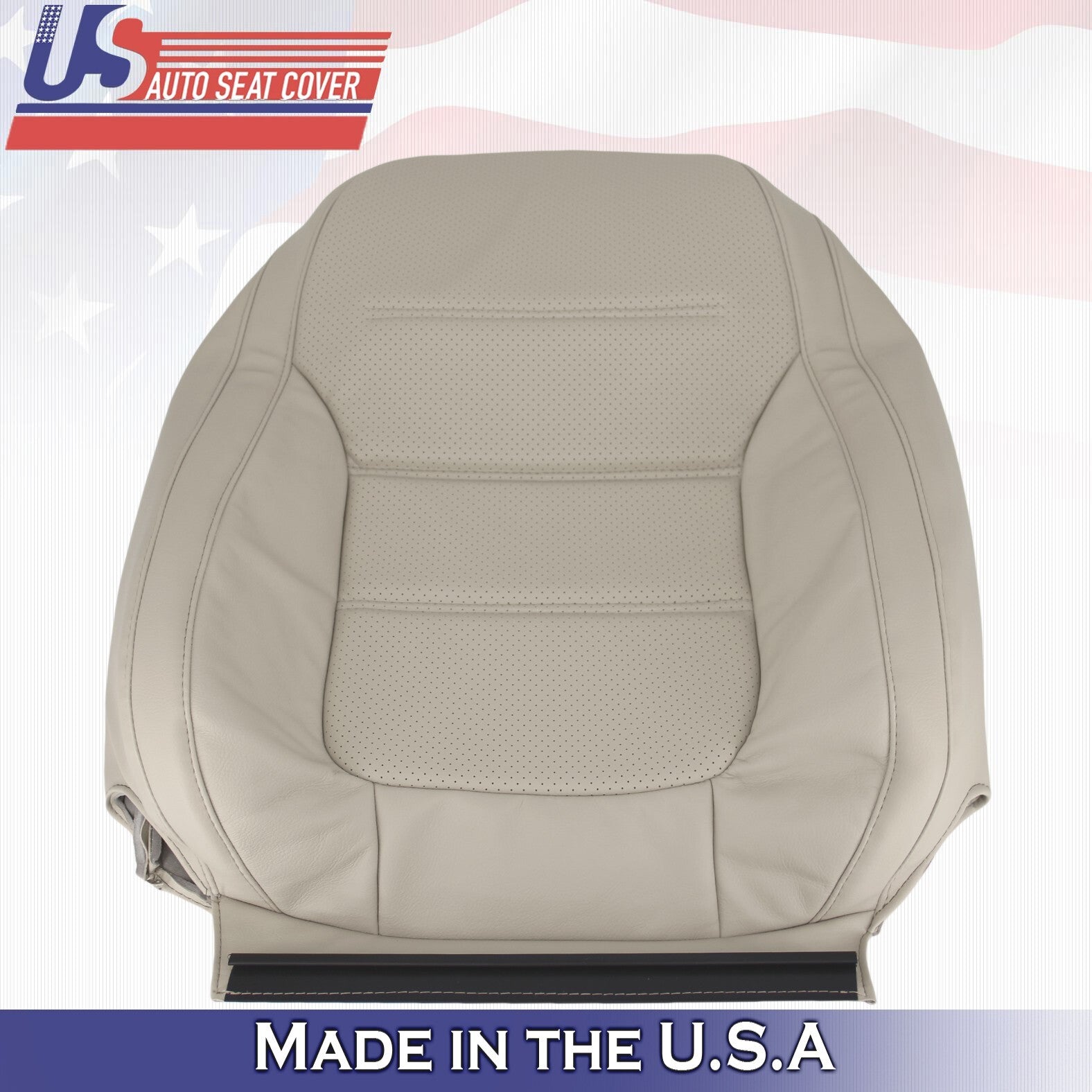 2011-2017 Fits Volkswagen Jetta Driver&Passenger Tops Leather Seat Cover Tan