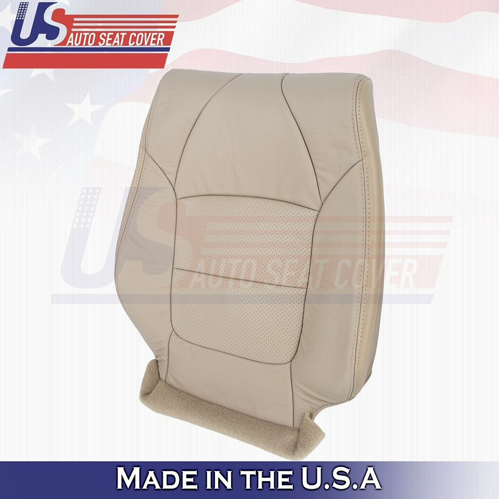 2002 2003 For Acura TL Type S Front Driver Side Top Leather Seat Cover Tan
