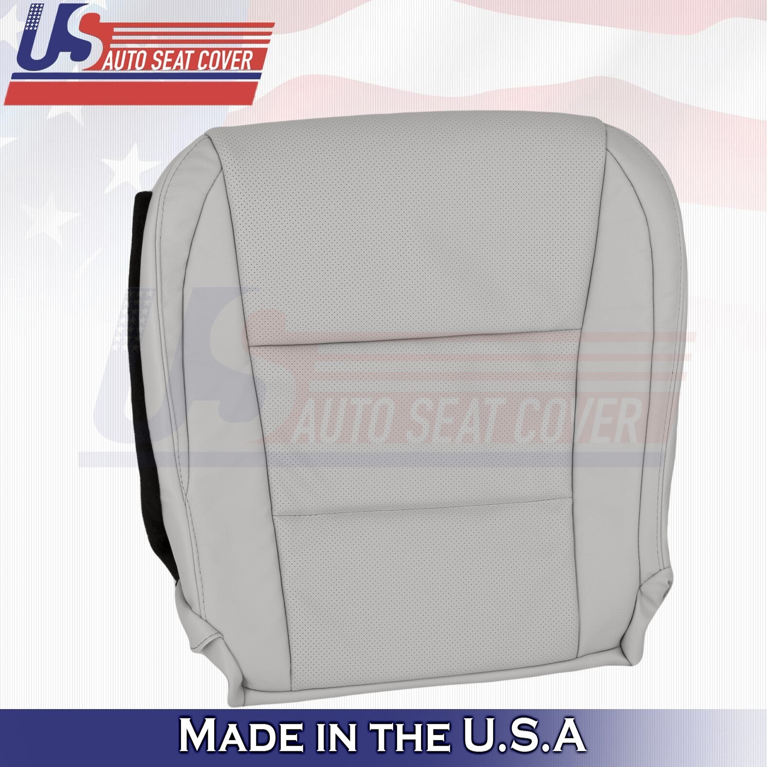 2013 to 2018 For Lexus ES350 Driver & Passenger Bottom Leather Seat Covers Gray