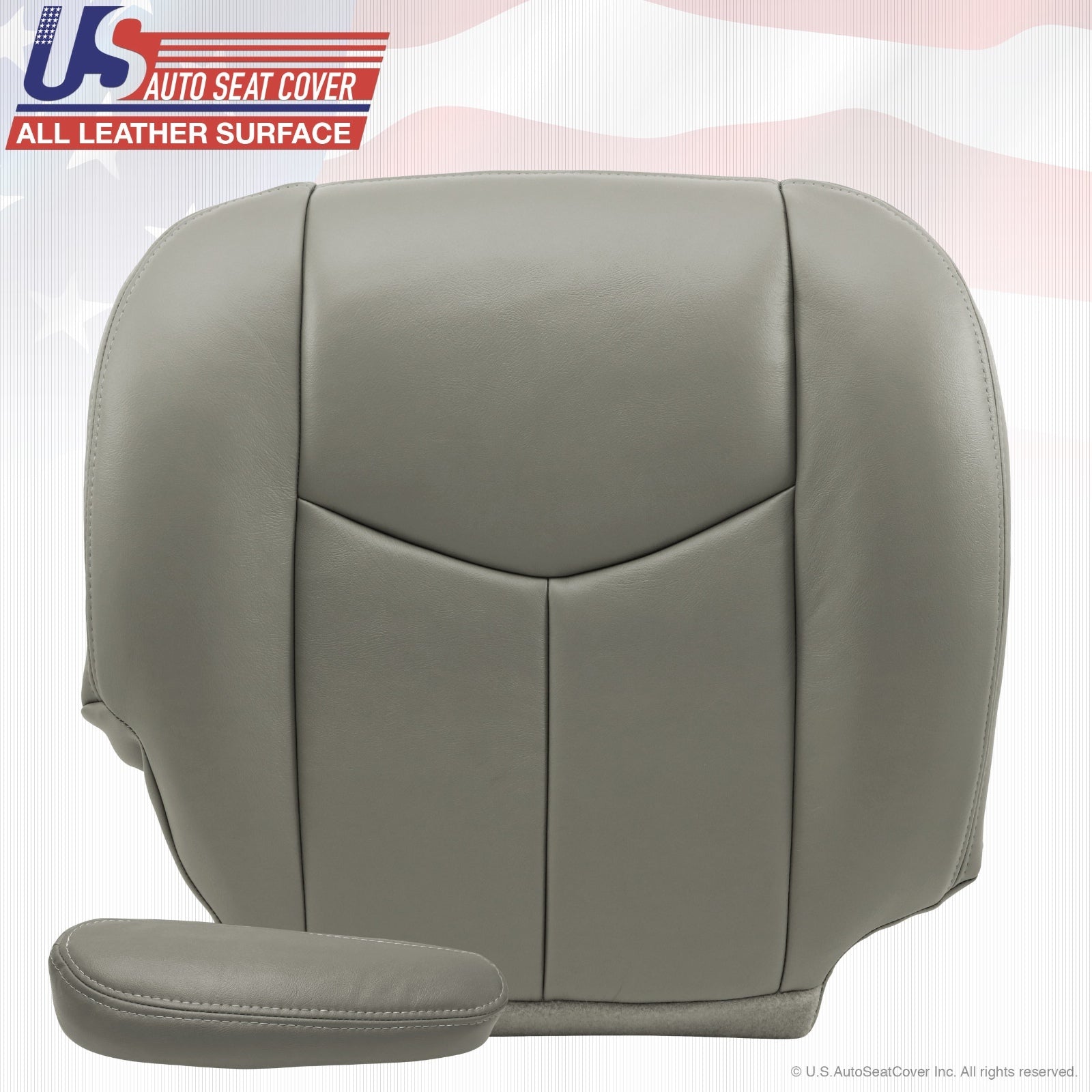 2003 To 2006 GMC Yukon Sierra Upholstery leather seat cover Replacement Gray 922